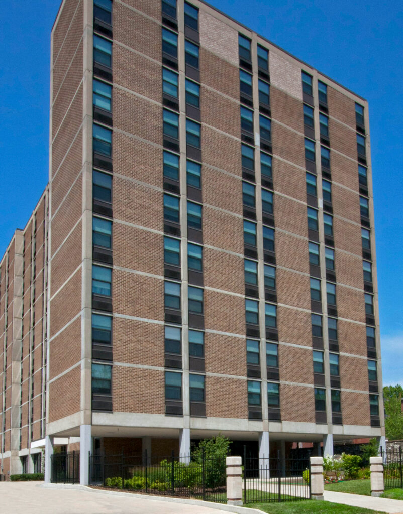 Kingsbury Terrace building exterior.