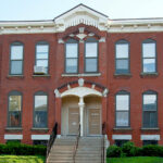 Lafayette Townhomes building exterior.