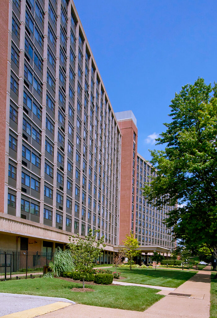 Parkview Elderly building exterior.