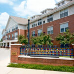 Senior Living at Renaissance Place building exterior with entrance signage.